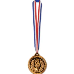 Award Medal On Ribbon - Bronze 4" (EACH)