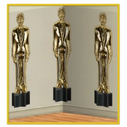 Awards Night Statuettes Backdrop 4' x 30' (EACH)