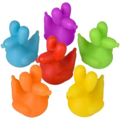 Balloon Dog Rubber Ducky Assortment 2.25" (DZ)