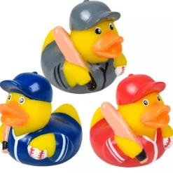 Baseball Rubber Ducky Assortment 2" (DZ)