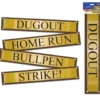 Baseball Street Sign Cutouts 24" (4 PACK)