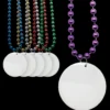 Beads - Blank Medallion 7mm Assortment 33" (DZ)