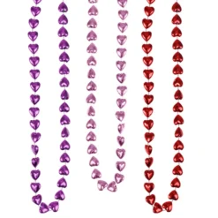 Beads - Hearts 12mm Assortment 48" (DZ)