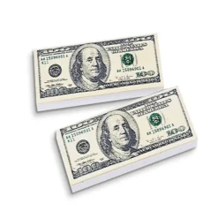 $100 Bill Erasers 2.5" (36 PACK)
