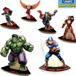 Build and Grow Marvel Avengers Set (6 PACK)