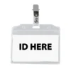 Bulk Clip Badge Holders (25 PACK)