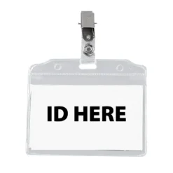 Bulk Clip Badge Holders (25 PACK)