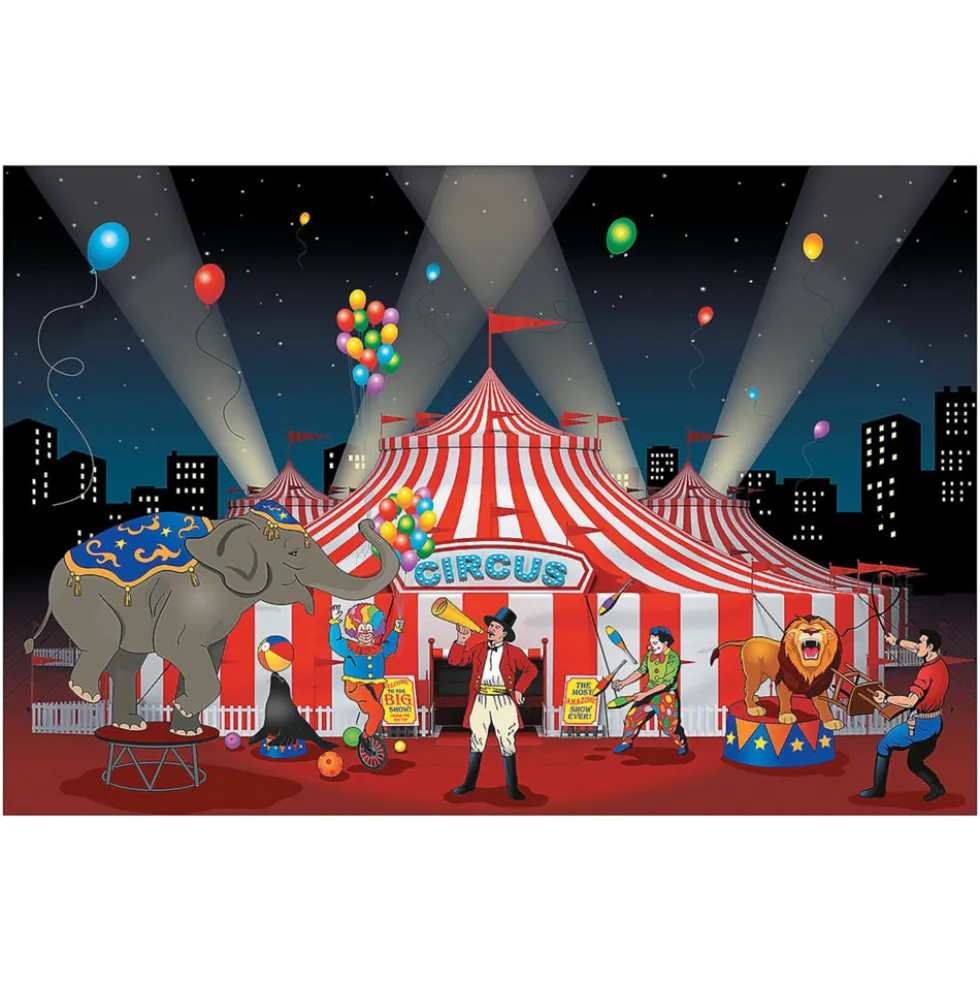 Carnival Backdrop Banner 9' x 6' (EACH)