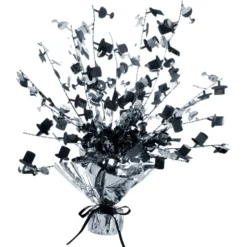 Champagne Glass & Top Hat Centerpiece 15" (EACH)