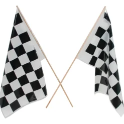 Checkered Flag 11" x 17" Plastic (EACH)