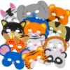 Child Size Foam Animal Face Mask Assortment (DZ)