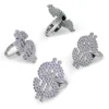 Child Size Silver Plated Dollar Sign Rings 1.25" (144 PACK)