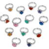 Child Size Silver Plated Plastic Movie Star Ring Assortment (144 PACK)