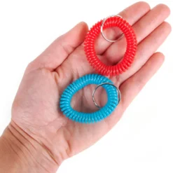 Coil Bracelet Keychain Assortment 2.5" (DZ)
