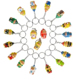Collectible Ducky Keychain Assortment 1.5" (20 PACK)