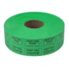 Double Roll Raffle Tickets - Green 2000 Roll (EACH)