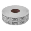 Double Roll Raffle Tickets - White 2000 Roll (EACH)