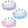 Feathered Tiara Assortment 4.5" (DZ)
