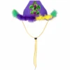 Feather Rimmed Fleur De Lis Cowboy Hat (EACH)