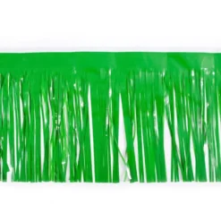 Float Drape - Vinyl Fringed 15" x 10' Green (EACH)