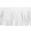 Float Drape - Vinyl Fringed 15" x 10' White (EACH)