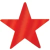Foil Star Cutout - Red 15" (EACH)