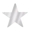 Foil Star Cutout - Silver 9" (EACH)