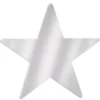 Foil Star Cutout - Silver 15" (EACH)