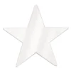 Foil Star Cutout - White 12" (EACH)