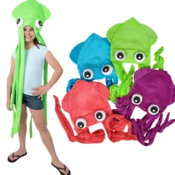 Giant Squid Hat Assorted (EACH)