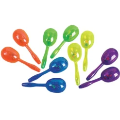 Glitter Maraca Assortment 5" (DZ)