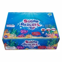 Glittery Sugar Squish Axolotl Assortment 2" (24 PACK)