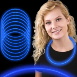 Glow Necklaces - Blue 22" (50 PACK)