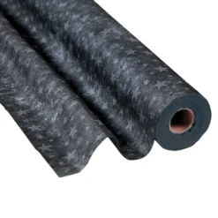 Gossamer - Black With Silver Stars 3' x 100' (EACH)