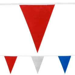 Heavy Duty Pennant String - R/W/B 105' (EACH)