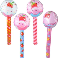 Inflate Cupcake Lollipop Assortment 36" (DZ)