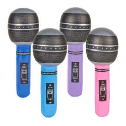 Inflate Microphone Assortment 10.5" (DZ)