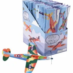 Jet Fighter Glider Assortment 7.5" (48 PACK)