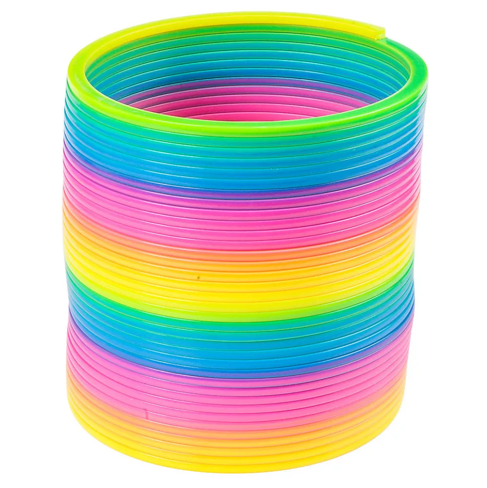 Jumbo Neon Rainbow Spring 6" (EACH)