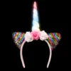Light Up Flip Sequin Unicorn Headband Assorted (EACH)