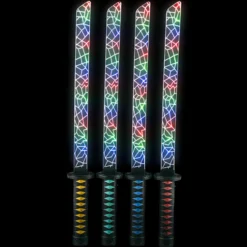 Light Up Katana Prism Sword Assorted 22.5" (EACH)
