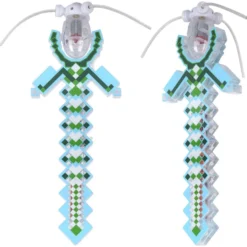 Light Up Pixel Spinner Wand 13" (EACH)