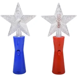 Light Up Star Magic Wand Assorted 10