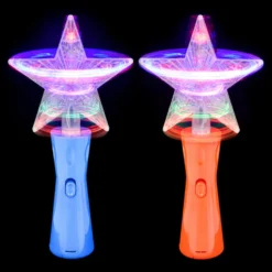 Light Up Star Magic Wand Assorted 10" (EACH)