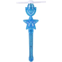 Light Up Star Spinner Windmill Wand Assorted 14" (EACH)