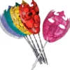 Mardi Gras Mask - Cracked Assorted (EACH)