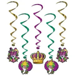 Mardi Gras Whirl Assortment 40" (5 PACK)