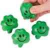 Mini Shamrock Foam Stress Toys 2" (24 PACK)