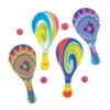 Paddle Ball - Psychedelic Tie-Dyed 9" (DZ)