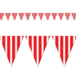 Pennant Banner - Striped 12' (EACH)